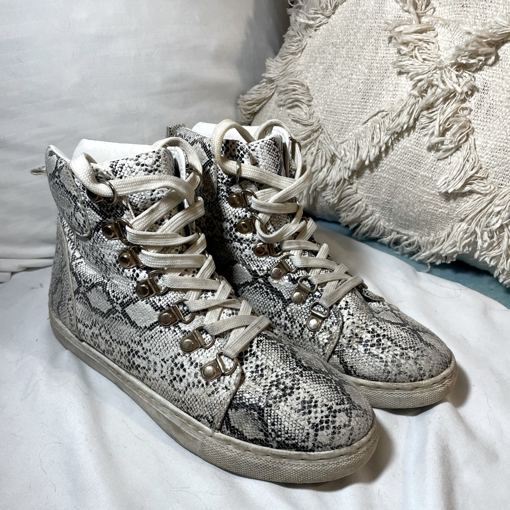 Snakeskin Hightower Sneakers